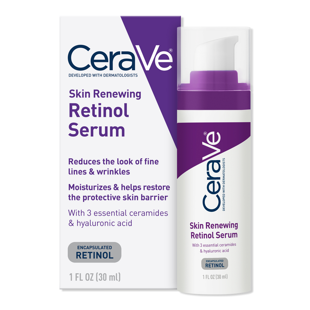 CeraVe Skin Renewing Retinol Serum, Anti-Aging Face Serum for All Skin Types #1