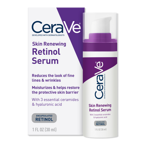 CeraVe Skin Renewing Retinol Serum, Anti-Aging Face Serum for All Skin Types #1