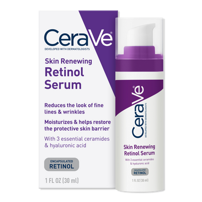 CeraVe Skin Renewing Retinol Serum, Anti-Aging Face Serum for All Skin Types