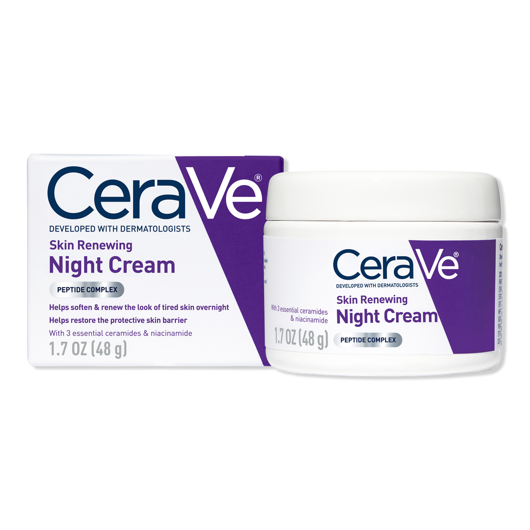 CeraVe Skin Renewing Night Cream, Face Moisturizer for All Skin Types #1