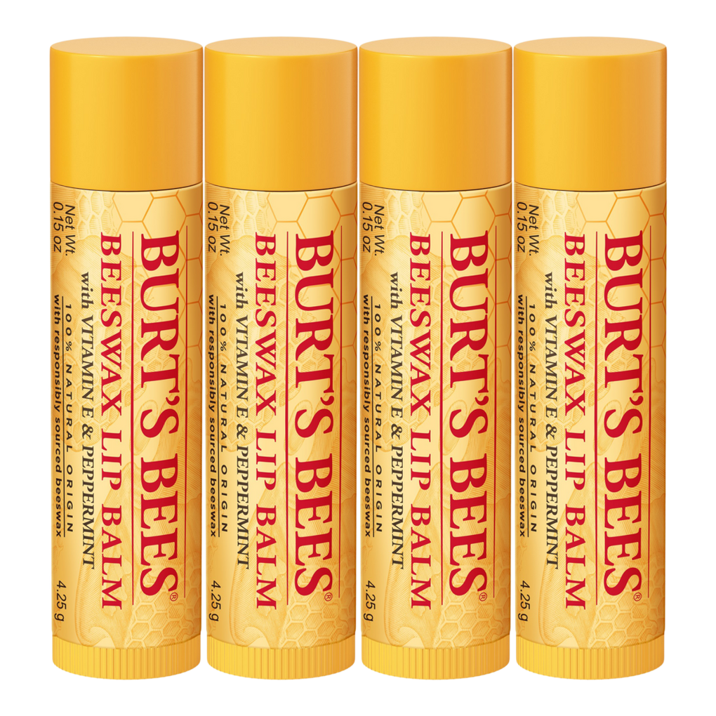  Burt's Bees Pink Grapefruit, Mango, Coconut and Pear, and  Pomegranate Lip Balm Pack, Lip Moisturizer With Responsibly Sourced  Beeswax, Tint-Free, Natural Conditioning Lip Treatment, 4 Tubes, 0.15 oz. :  Beauty