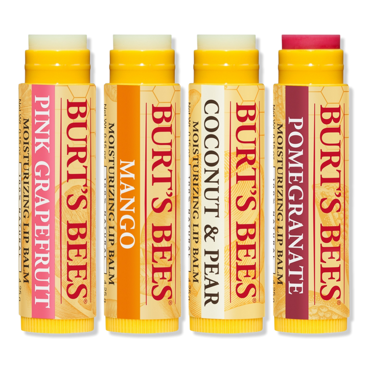 Burt's Bees Festive Fix Holiday Moisturizing Lip Balm Gift Set, 4 ct - City  Market