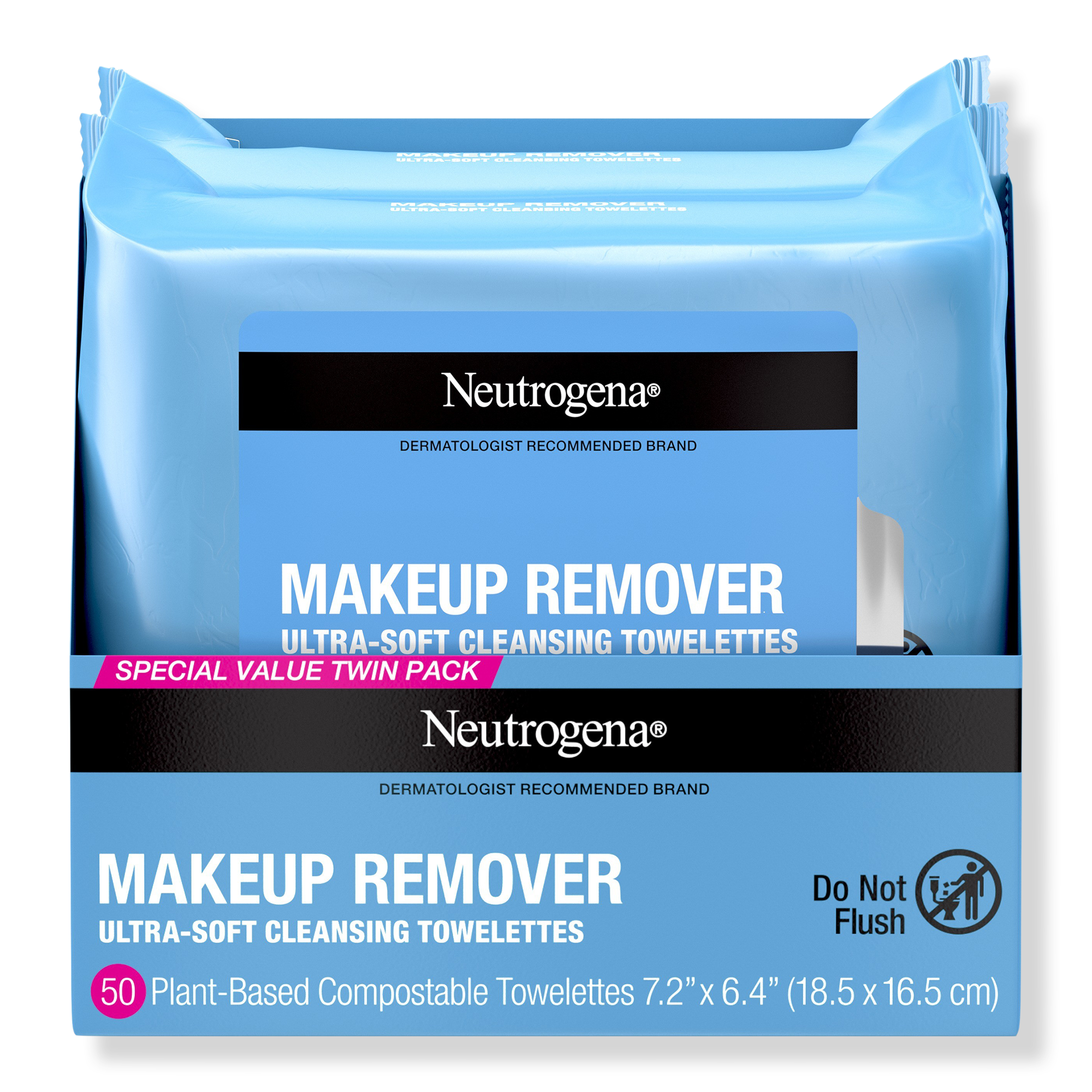 Neutrogena Makeup Remover Cleansing Towelettes, Twin Pack #1