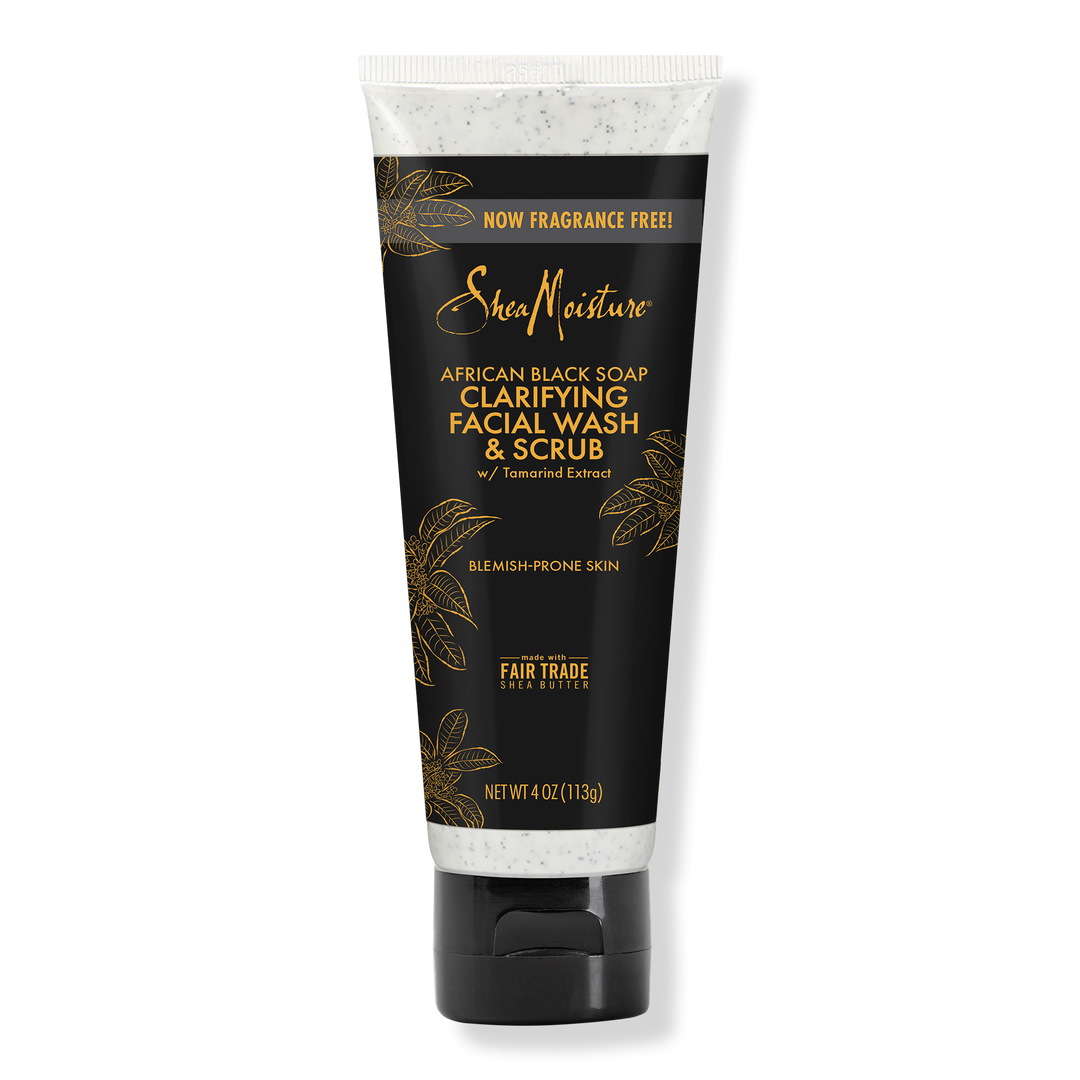 SheaMoisture African Black Soap Problem Skin Facial Wash & Scrub #1