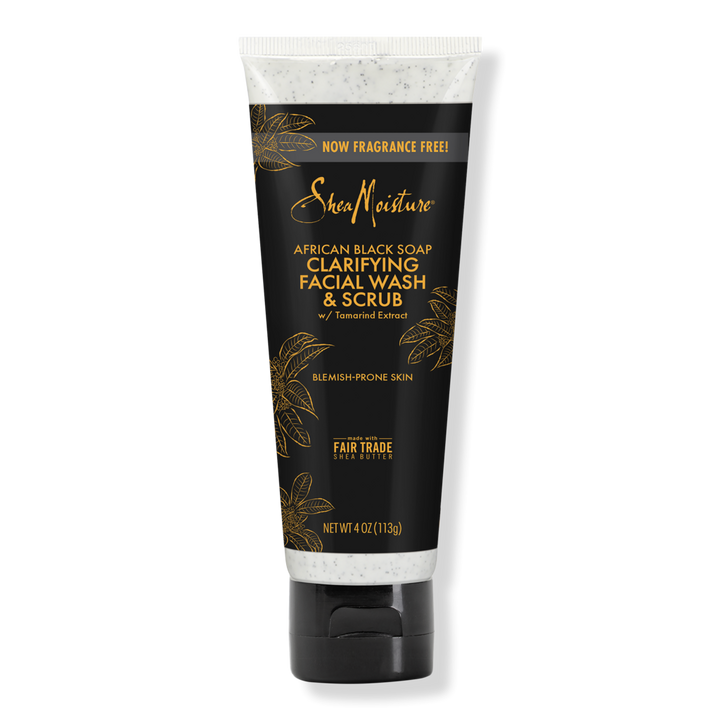 SheaMoisture African Black Soap Problem Skin Facial Wash & Scrub #1