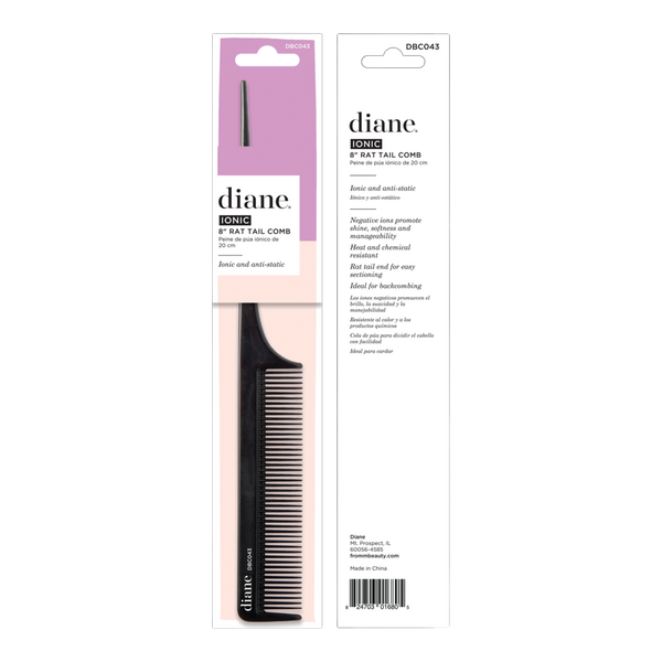 Diane Ionic Anti-Static Rat Tail Comb #3