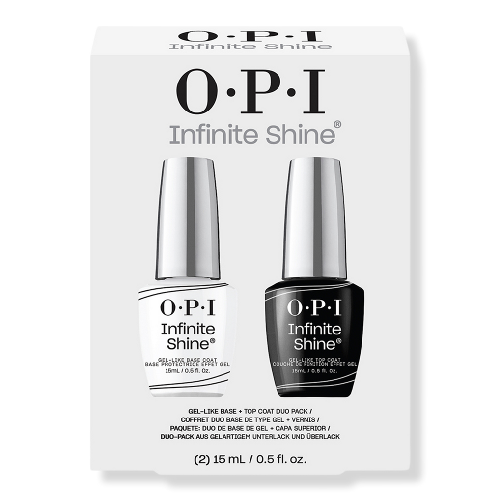 OPI Infinite Shine Long Wear Nail Polish Base Coat & Top Coat Duo