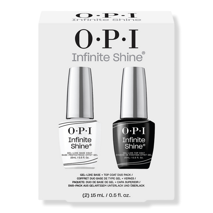 OPI Infinite Shine Long Wear Nail Polish Base Coat & Top Coat Duo #1