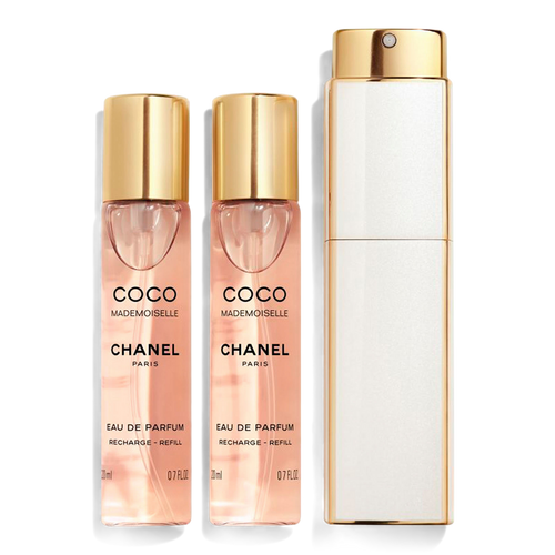 CHANEL+Coco+Mademoiselle+3x20ml+Refills+Eau+de+Toilette+Twist+and+Spray for  sale online