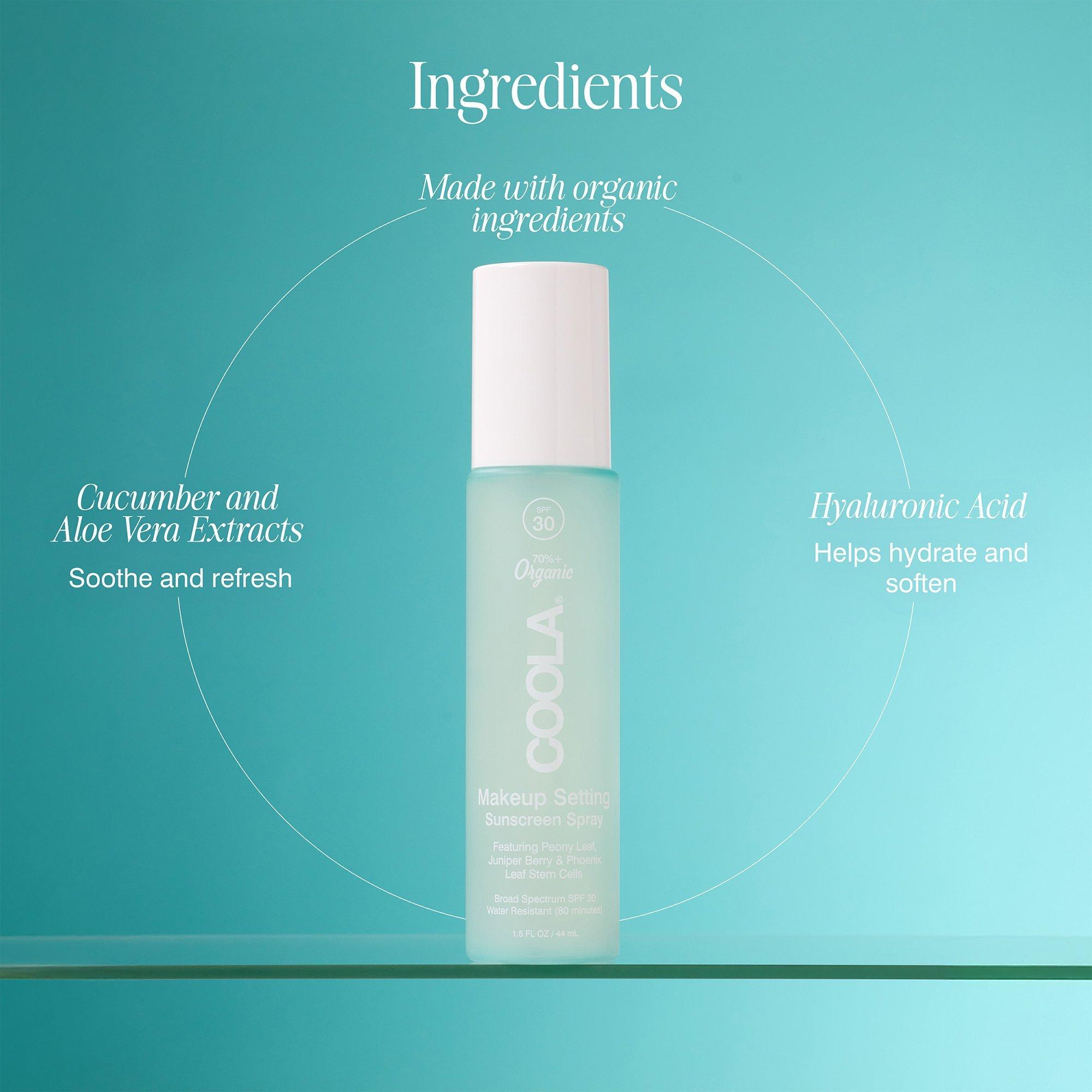 Makeup Setting Spray Organic Sunscreen SPF 30 - thumbnail 3