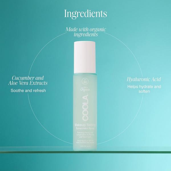 COOLA Makeup Setting Spray Organic Sunscreen SPF 30 #3