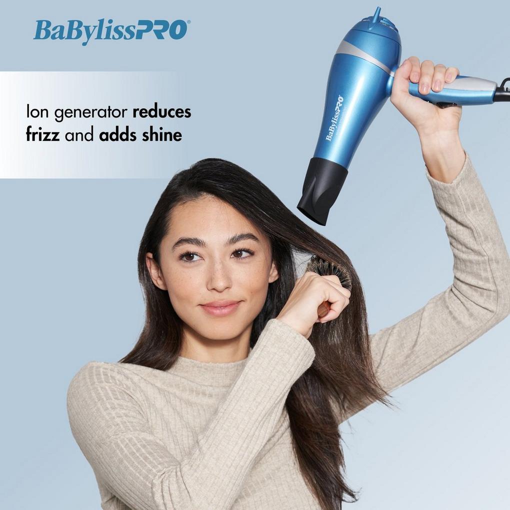 BaBylissPRO Nano Titanium Secadora de Pelo de 2000 vatios, 1 unidad.