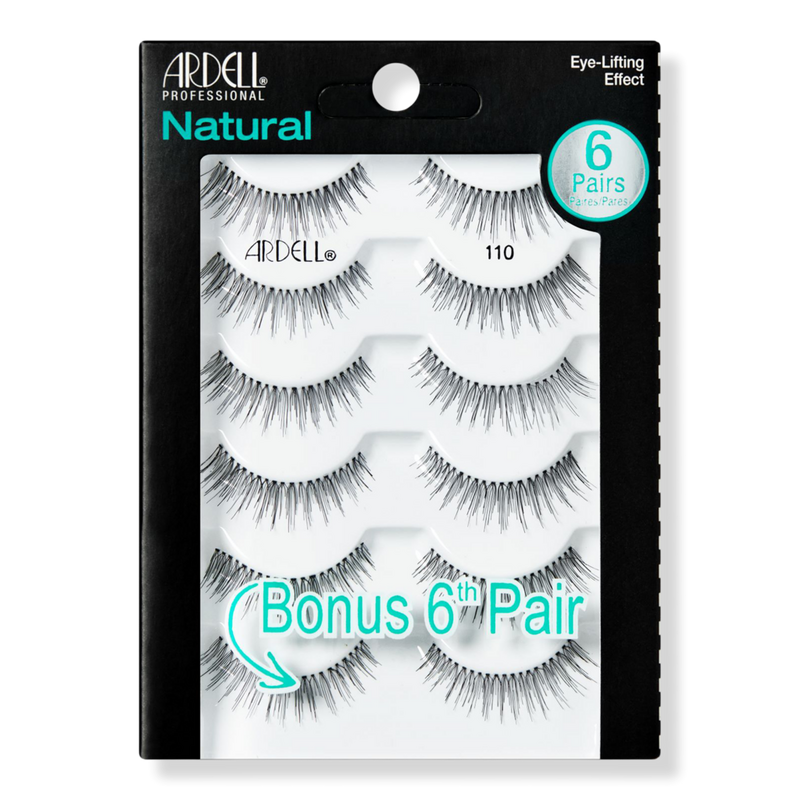 ardell little black dress lashes - Natural #110 False Eyelashes Multipack D) to create fluttery