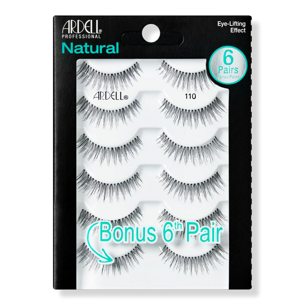 Ardell Natural #110 Black False Eyelashes Multipack