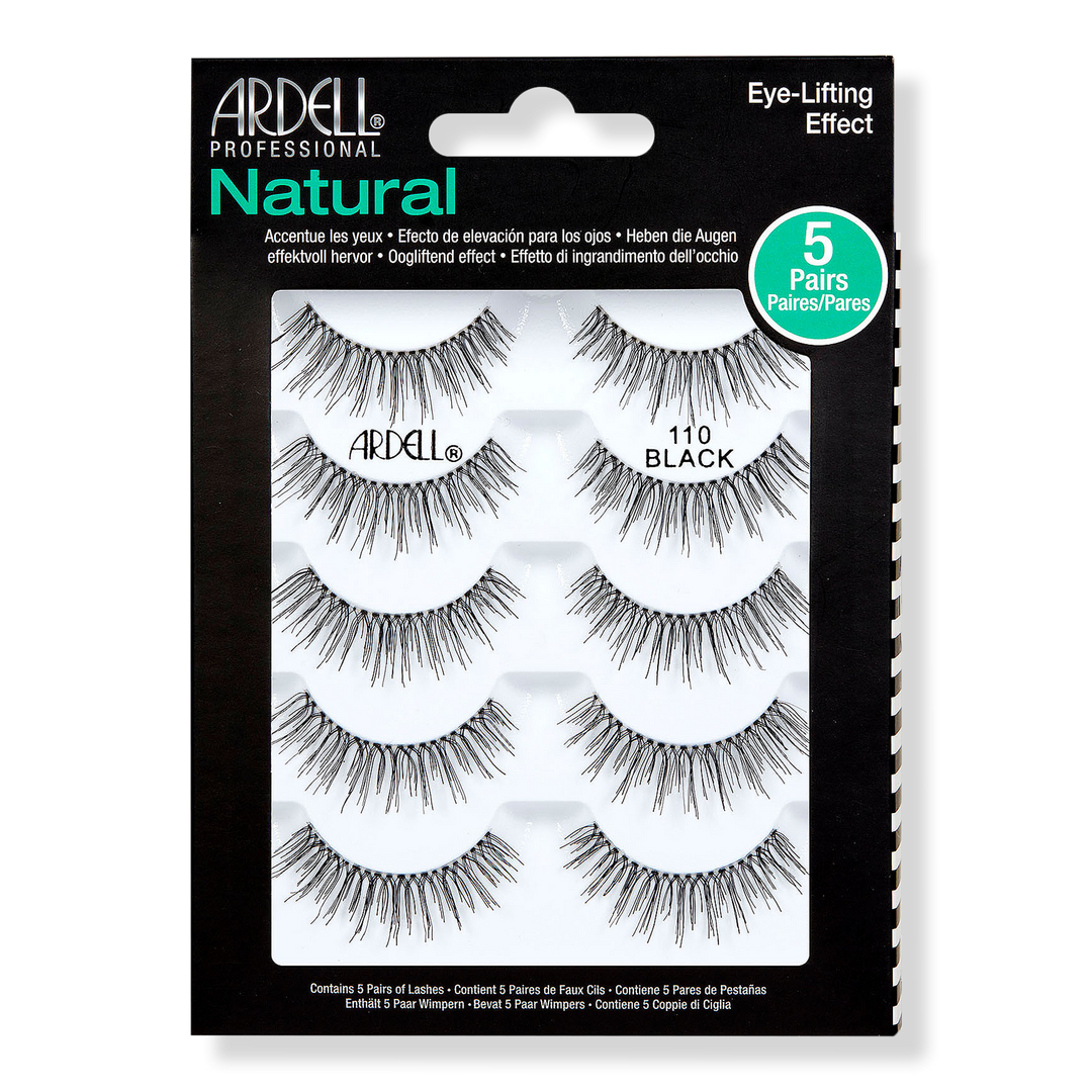 Ardell Natural #110 Black False Eyelashes Multipack #1