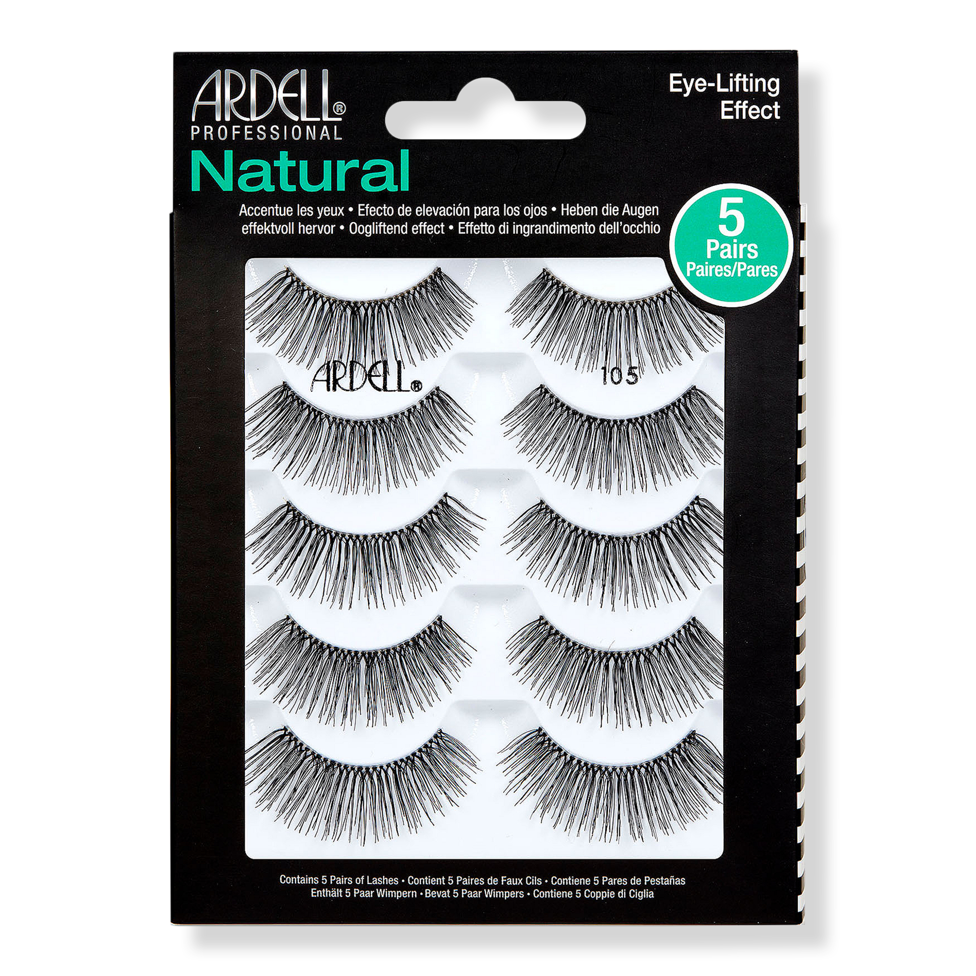 Ardell Lash Natural #105 5 Pair Multipack #1