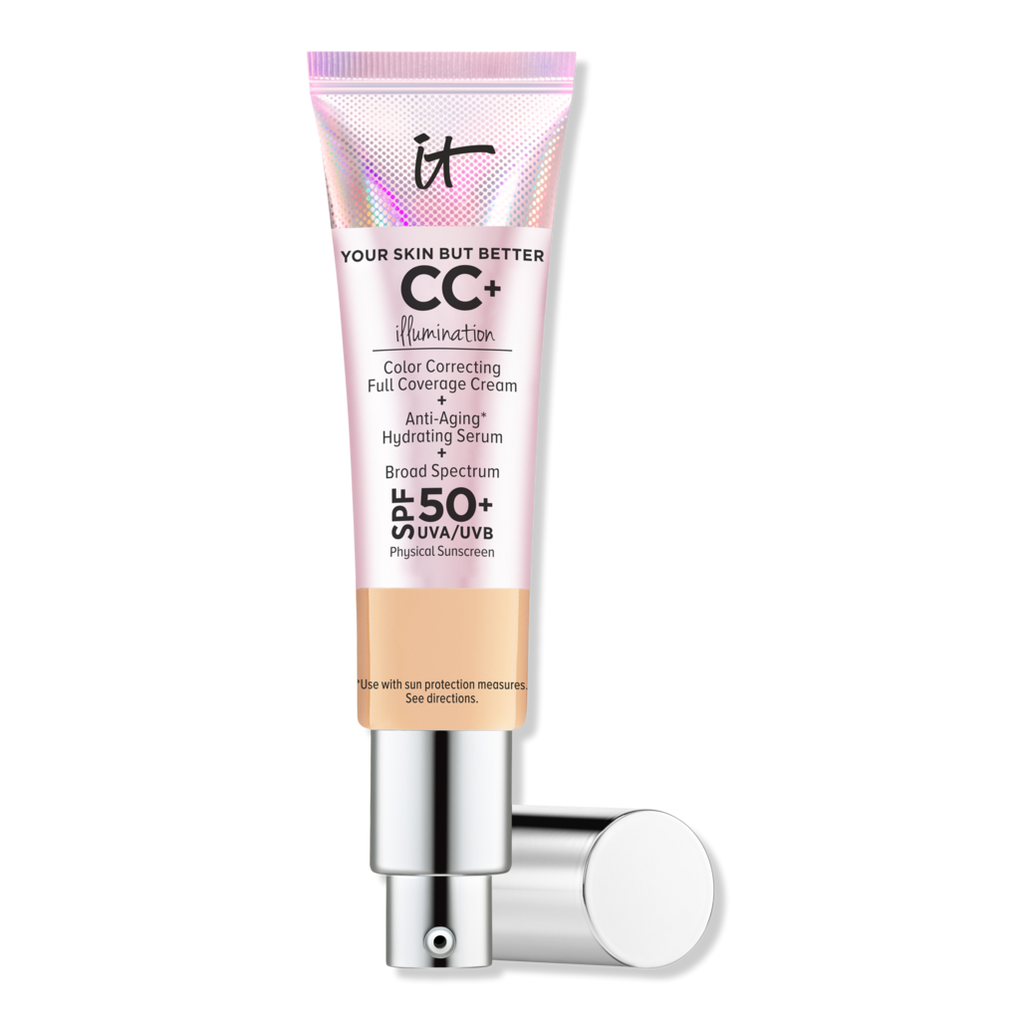 It Cosmetics CC+ Cream Illumination SPF 50, medium - 1.08 fl oz tube