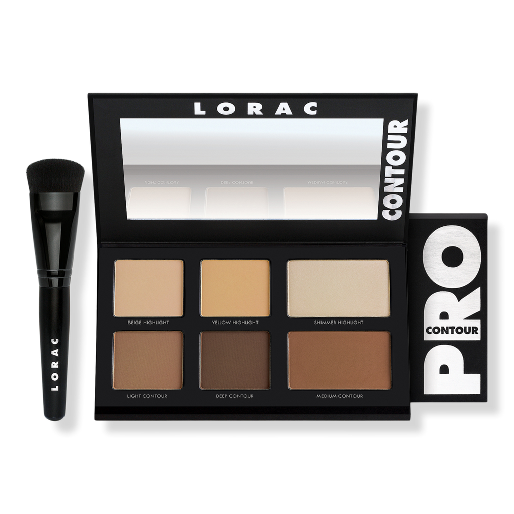 Lorac Pro Contour Palette & Contour Brush, Multi