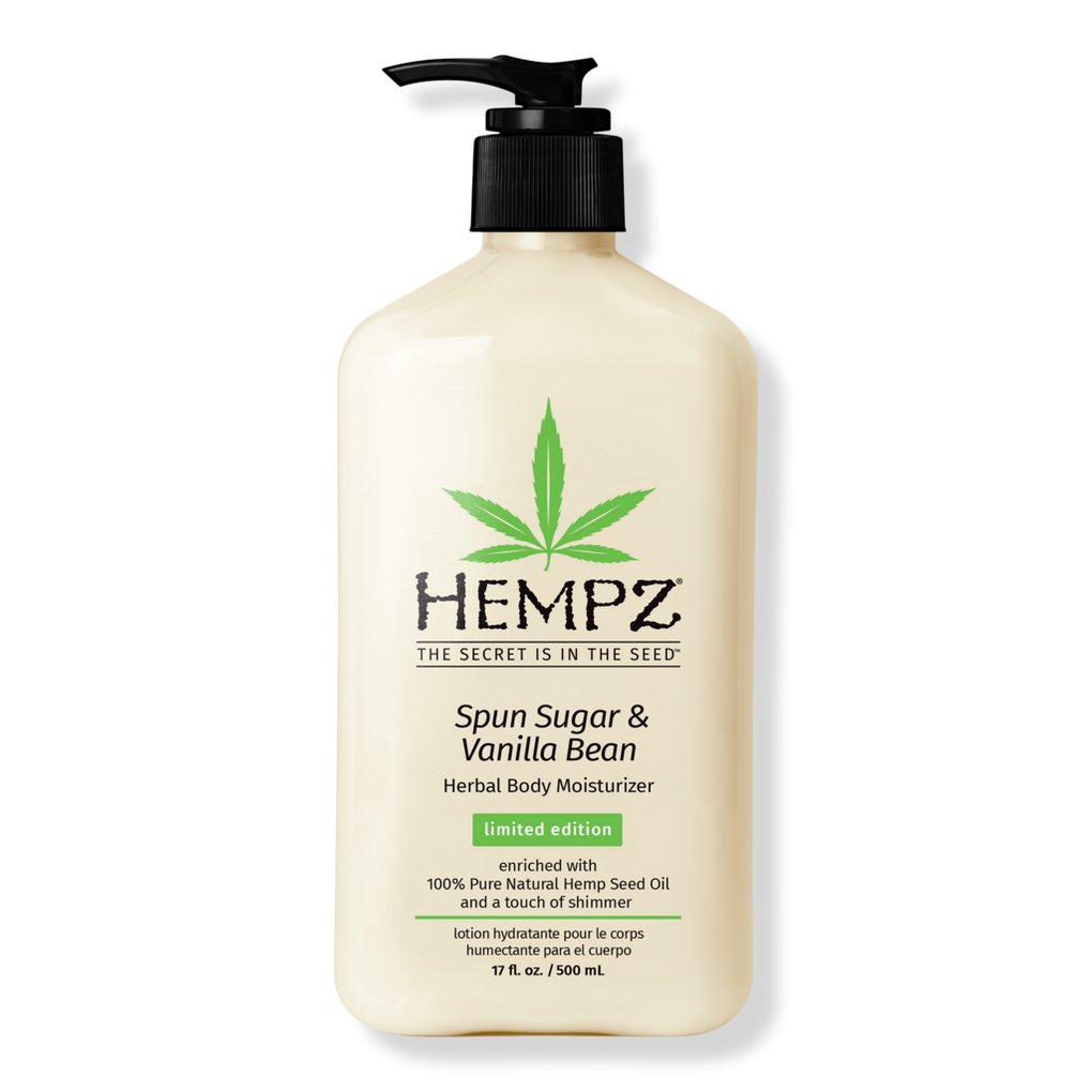 groei Clam Andes Limited Edition Spun Sugar & Vanilla Bean Herbal Body Moisturizer - Hempz |  Ulta Beauty