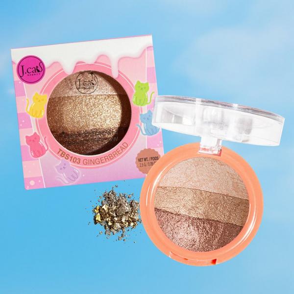 J.Cat Beauty Triple Crown Baked Eyeshadow #3