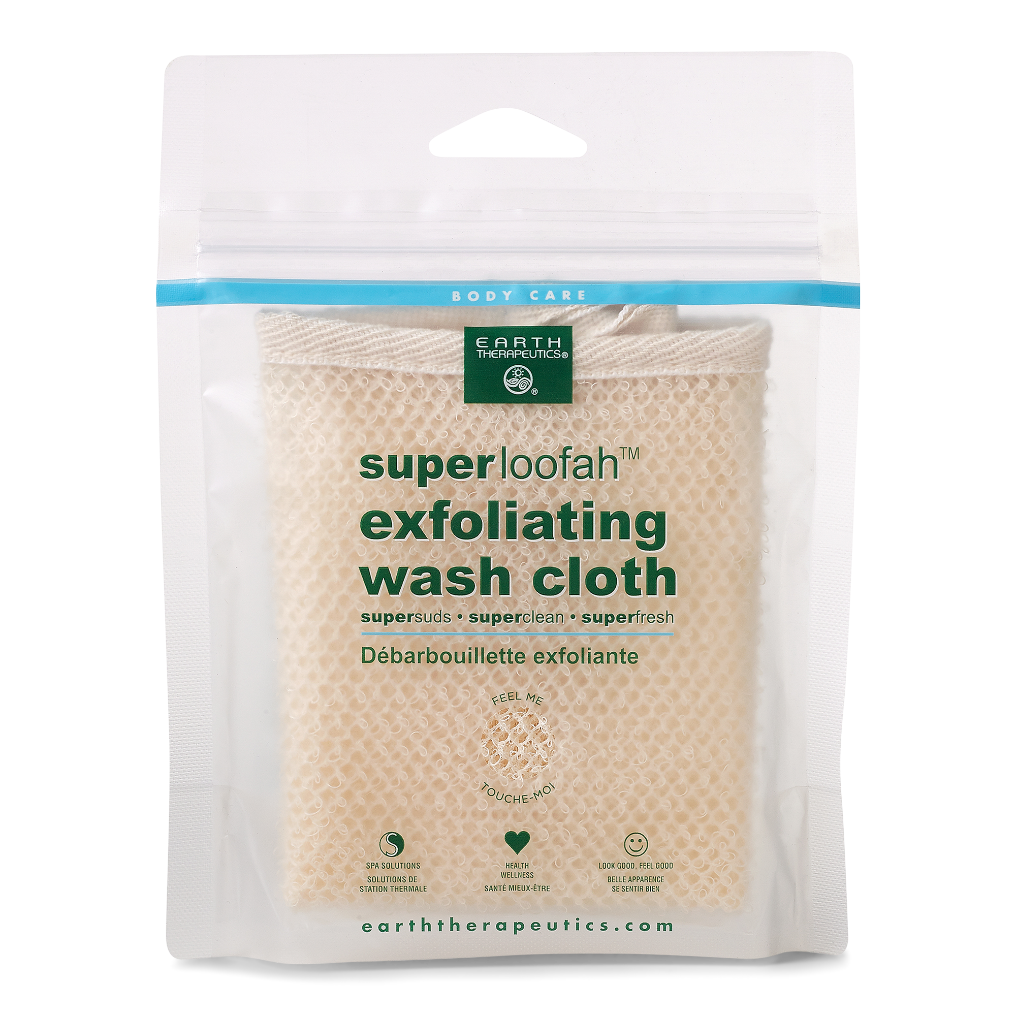Earth Therapeutics Loofah Wash Cloth - Thumbnail 2