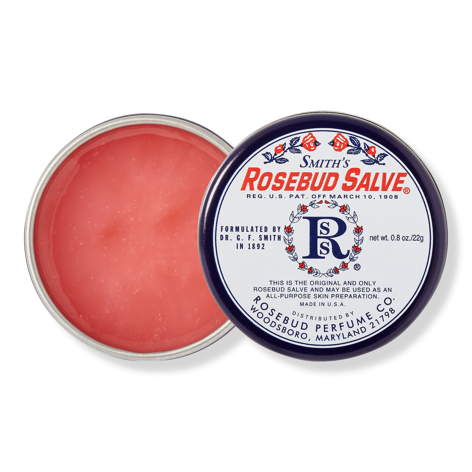 rose salve lip balm c.o. bigelow C.O. Bigelow All Purpose Classic Rose Salve Lip Balm, .8 Oz (22g) Tin, 2  Pack