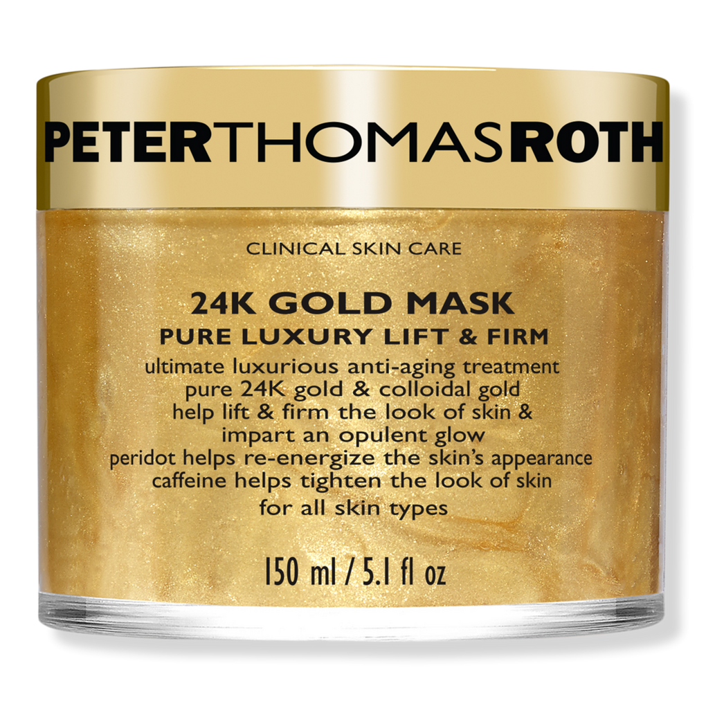 Droop bifald ventil 24K Gold Mask Pure Luxury Lift & Firm - Peter Thomas Roth | Ulta Beauty