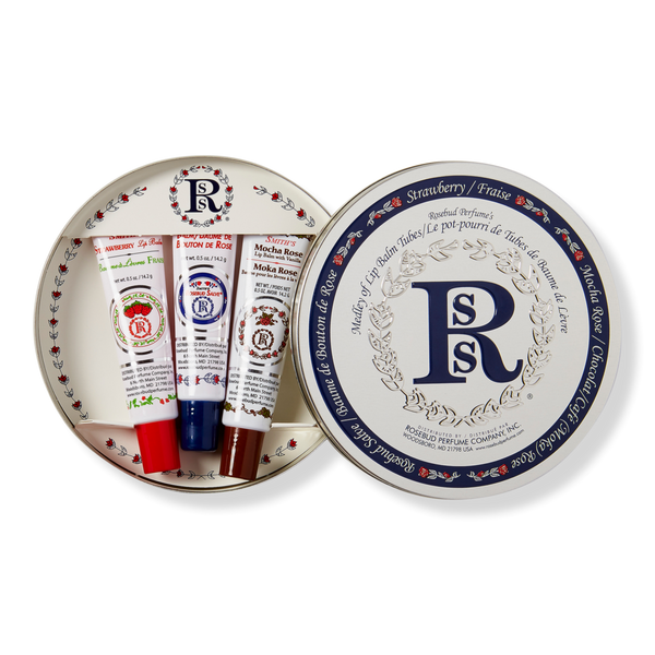 Smith's Rosebud Salve Strawberry And Minted Rosebud Lip Balm Gift Set In  Tin Can And Tube Chapstick Collection Gifts Box-Lip Gloss Bundle Chapstick  Giftbaskets
