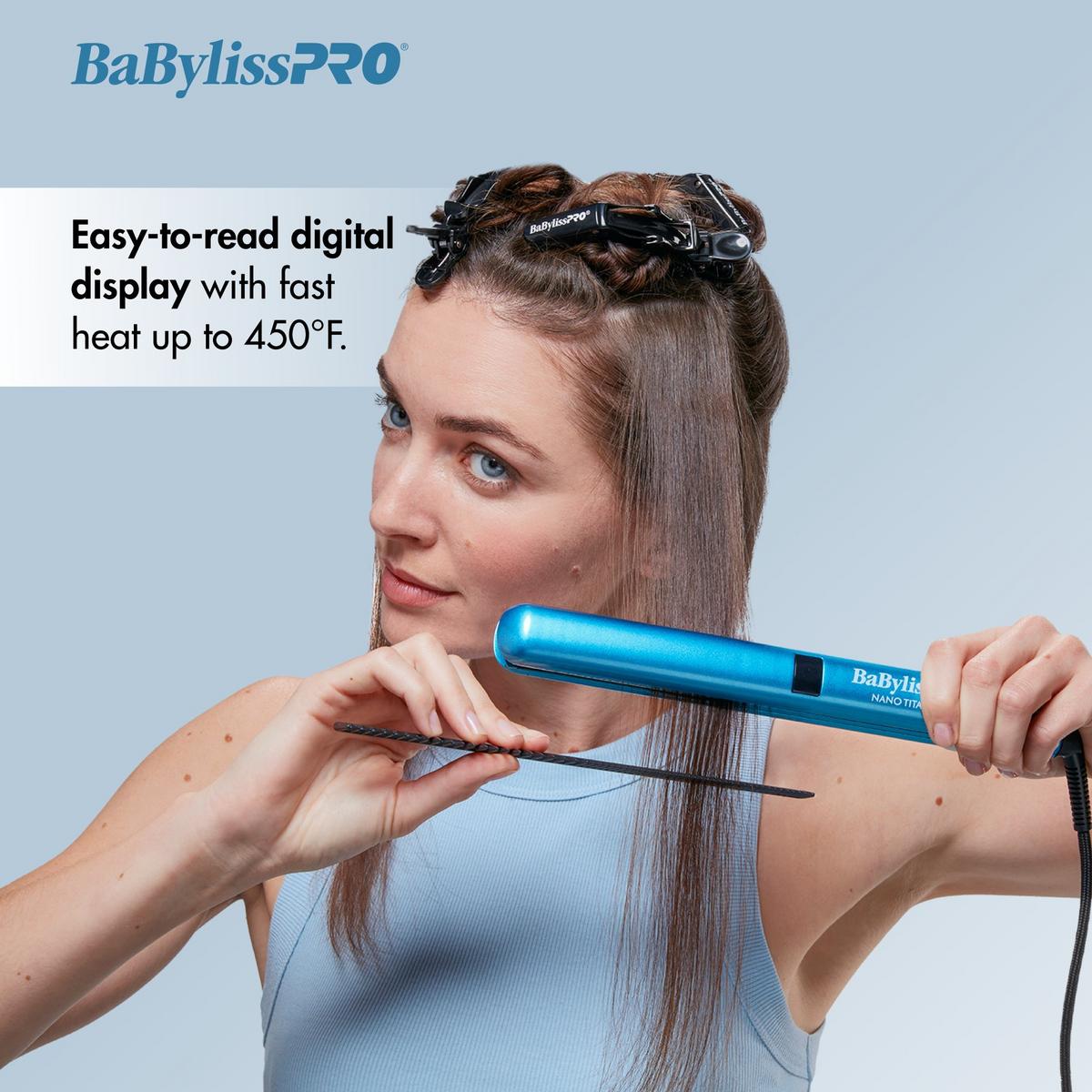 BaBylissPRO Nano Titanium 1 Digital Straightener