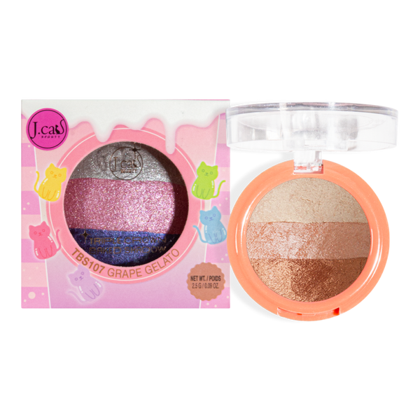 J.Cat Beauty Triple Crown Baked Eyeshadow #2
