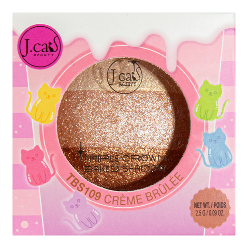 J.Cat Beauty - Raspberry Smoothie Triple Crown Baked Eyeshadow