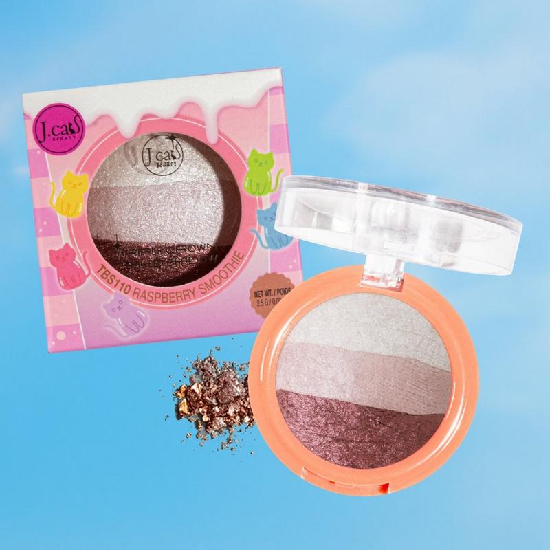 J.Cat Beauty - Raspberry Smoothie Triple Crown Baked Eyeshadow