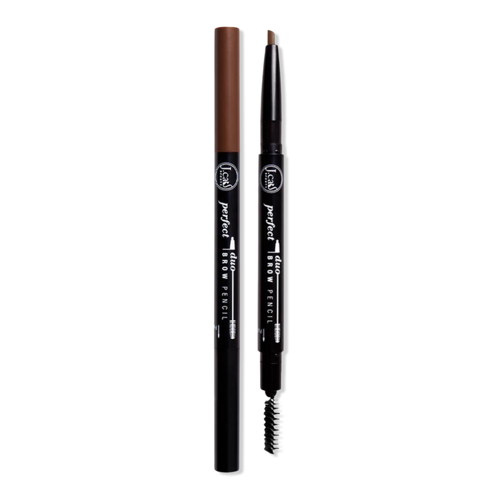 J.cat Beauty Perfect Brow Duo Pencil - Auburn In Brown