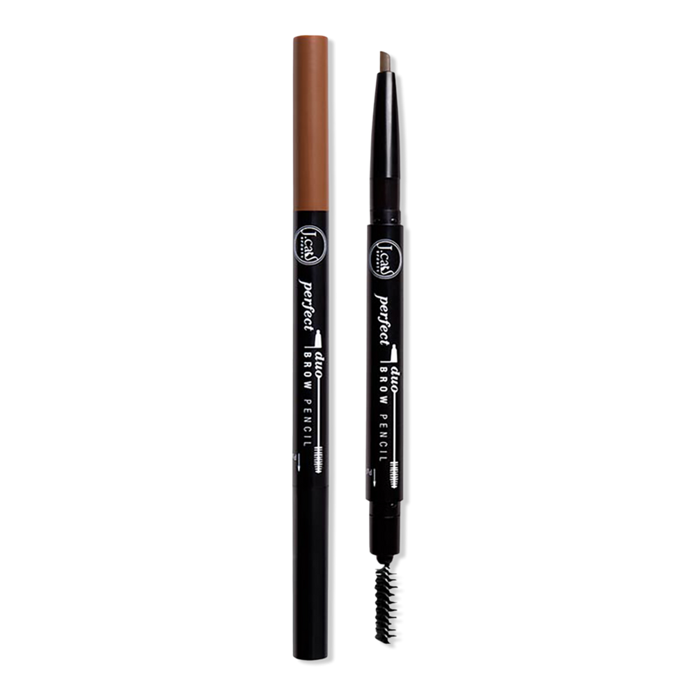 J.cat Beauty Perfect Brow Duo Pencil - Light Brown In Brown