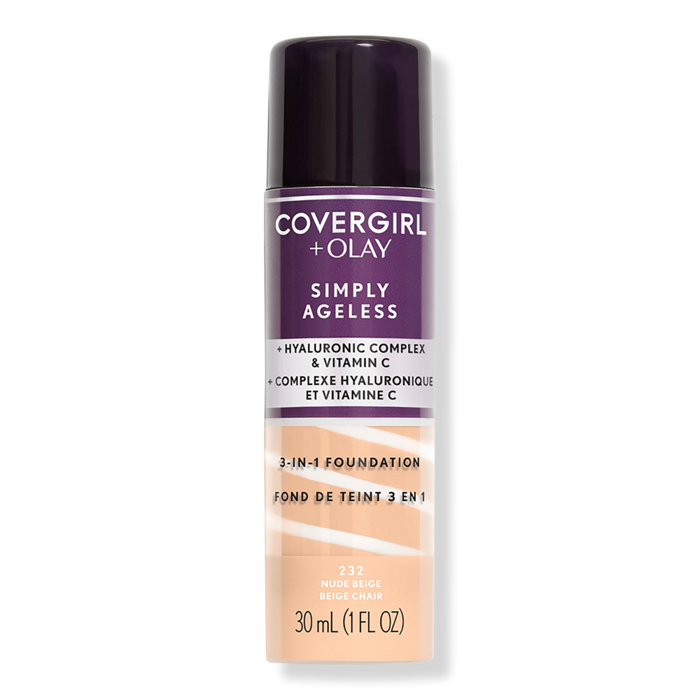 Covergirl Olay Simply Ageless 3-in-1 Liquid Foundation - Nude Beige In Nude