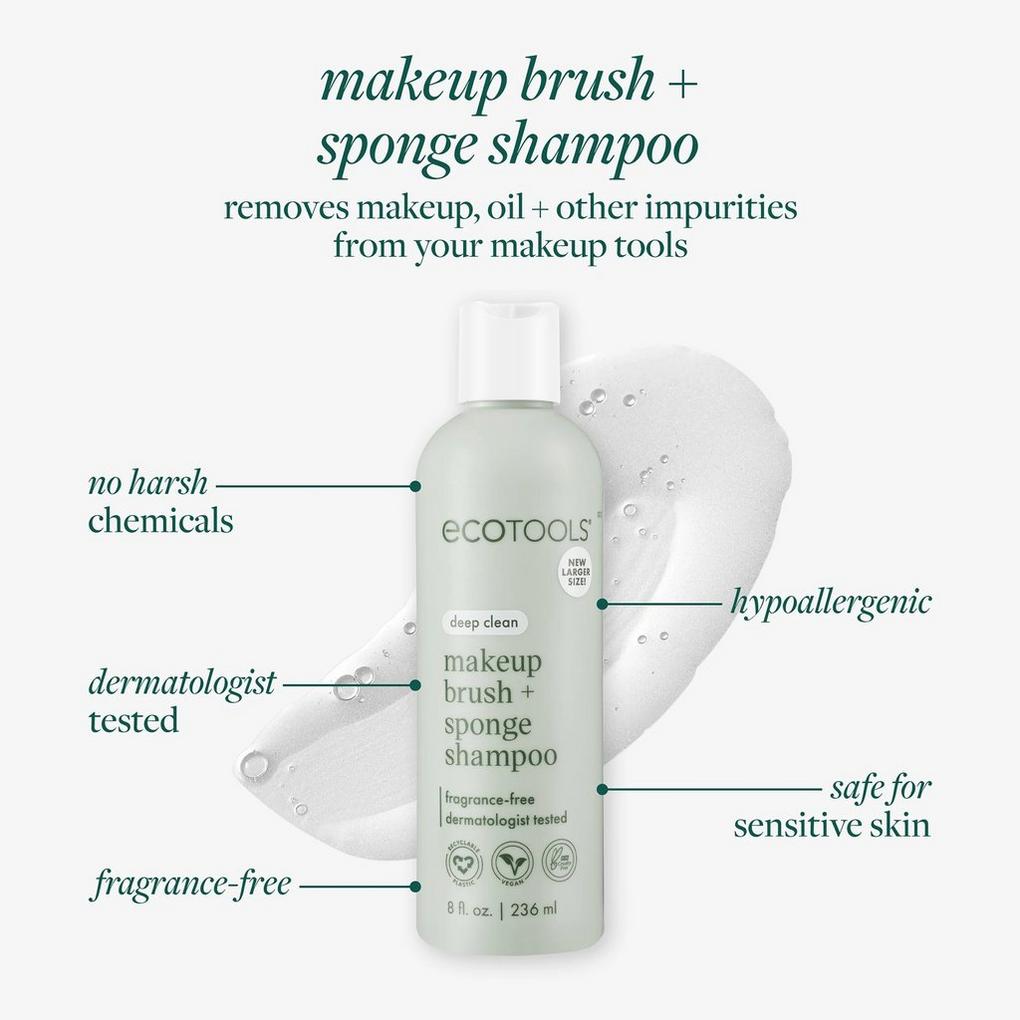 Makeup Brush + Sponge Shampoo - EcoTools