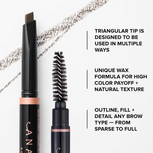 Lápiz para cejas Brow Definer 3 en 1 7