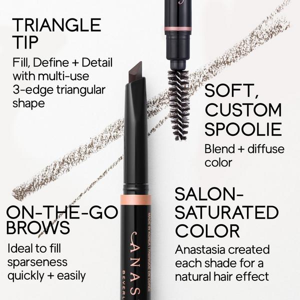 Anastasia Beverly Hills Brow Definer 3-in-1 Triangle Tip Easy Precision Eyebrow Pencil #8