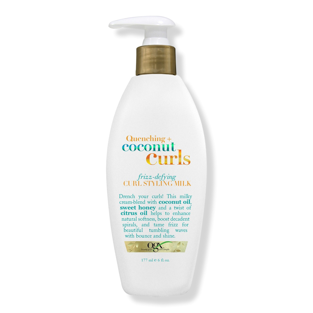 Ogx Quenching + Coconut Curls Frizz Defying Curl Styling Milk