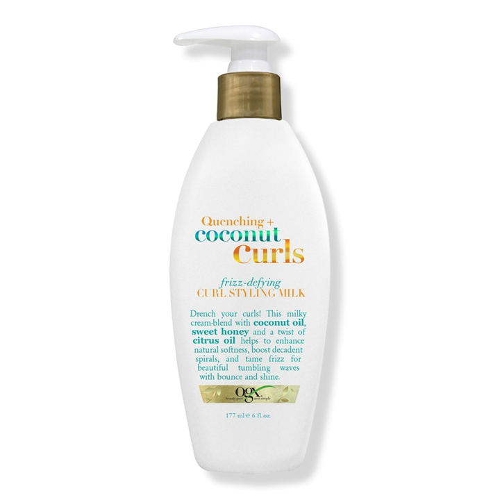 OGX Quenching + Coconut Curls Frizz Defying Curl Styling Milk #1
