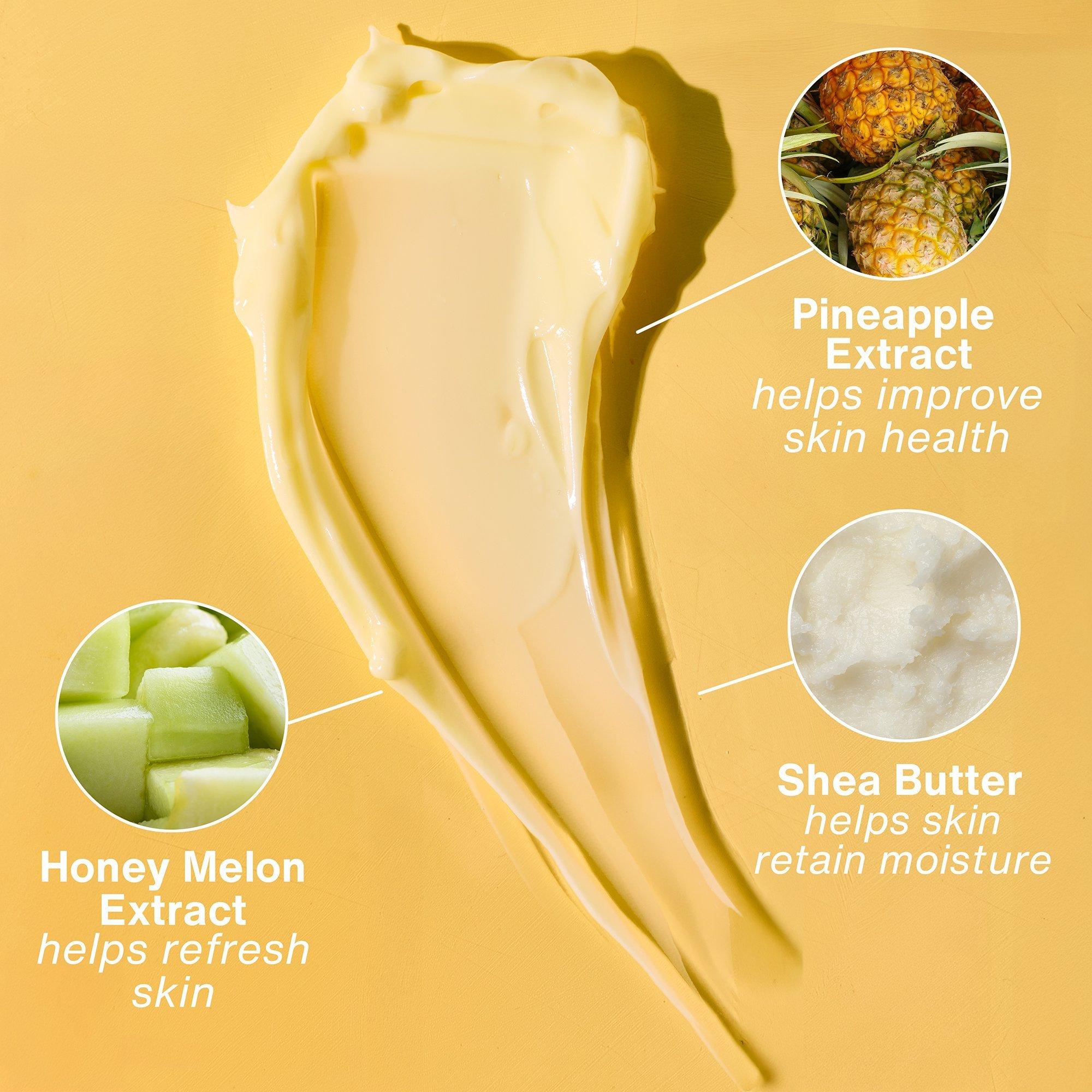 Увлажняющий крем для тела с ананасом и дыней Hempz Sweet Pineapple & Honey Melon — фото 4