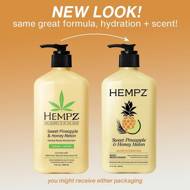 Hempz - 17.0 oz Sweet Pineapple & Honey Melon Body Moisturizer
