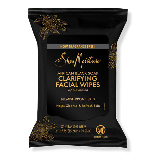 African Black Soap Clarifying Cleansing Facial Wipes - SheaMoisture | Ulta Beauty