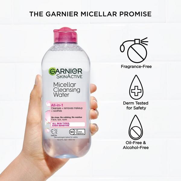 Garnier SkinActive Micellar Cleansing Water All-in-1 Cleanser & Makeup Remover #4