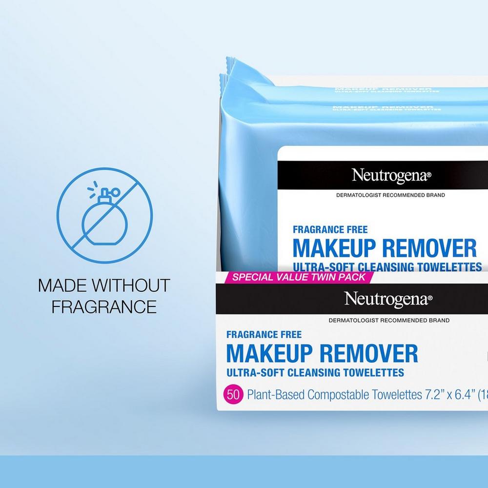 Makeup Remover Cleansing Towelettes Fragrance Free