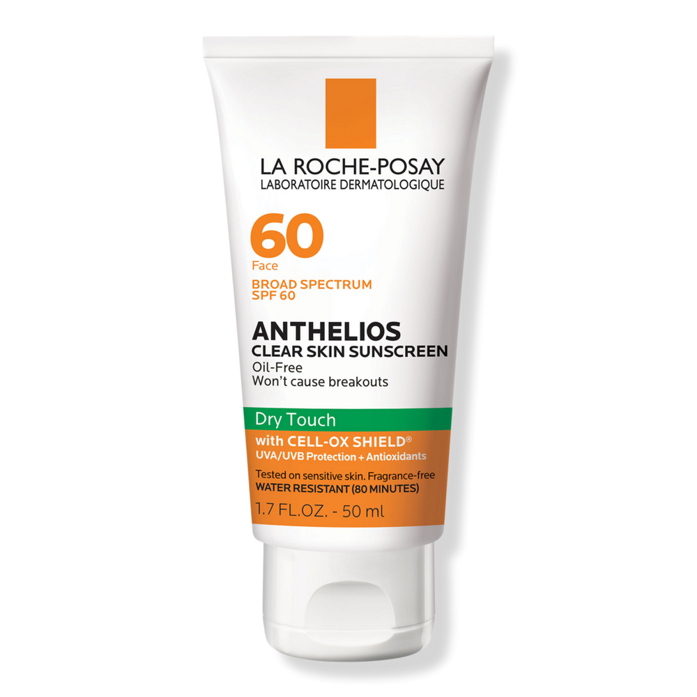 La Roche-posay Anthelios Clear Skin Dry Touch Face Sunscreen Spf 60 - 1.7 oz