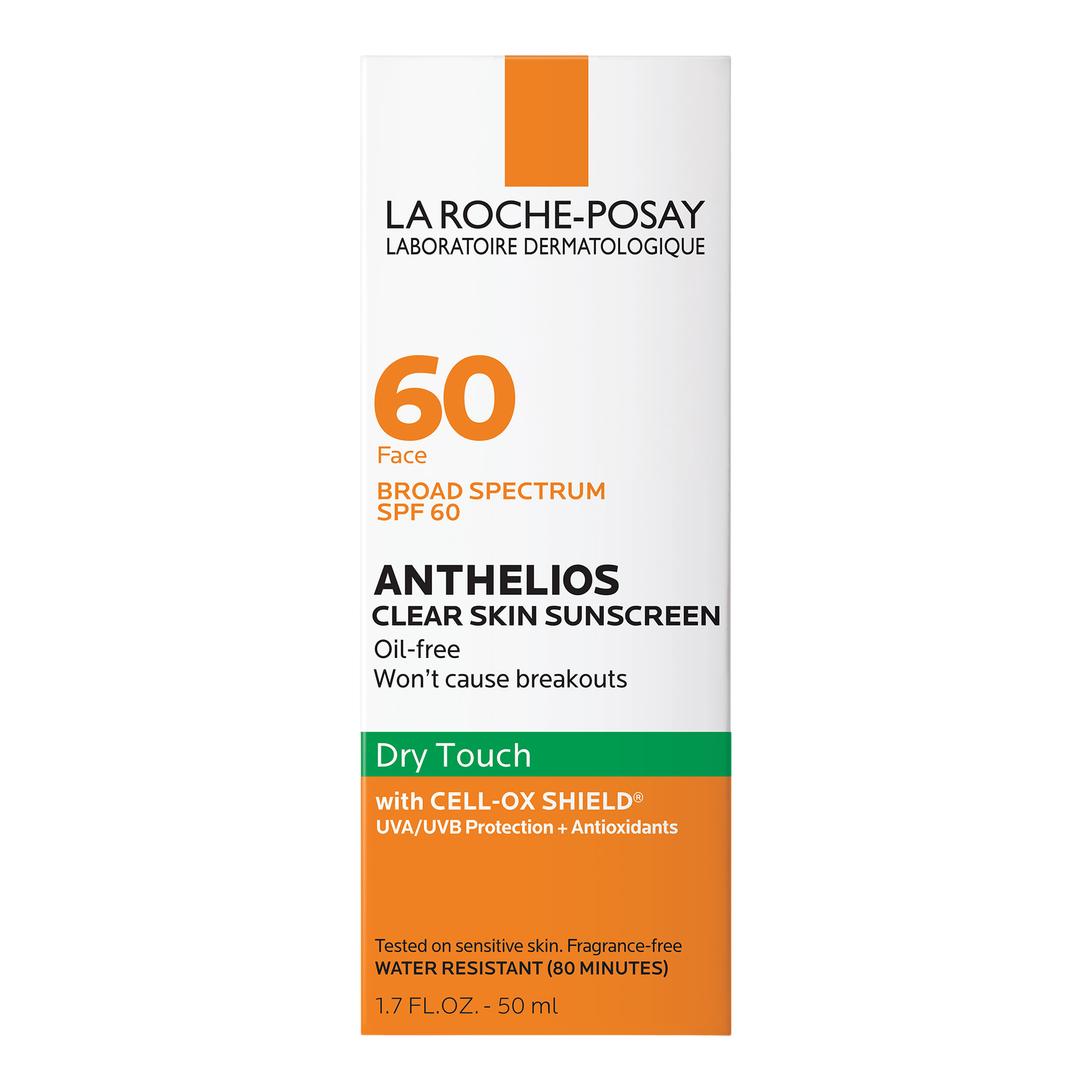 Солнцезащитное средство для лица La Roche-Posay Anthelios Clear Skin Dry Touch SPF 60 — фото 3