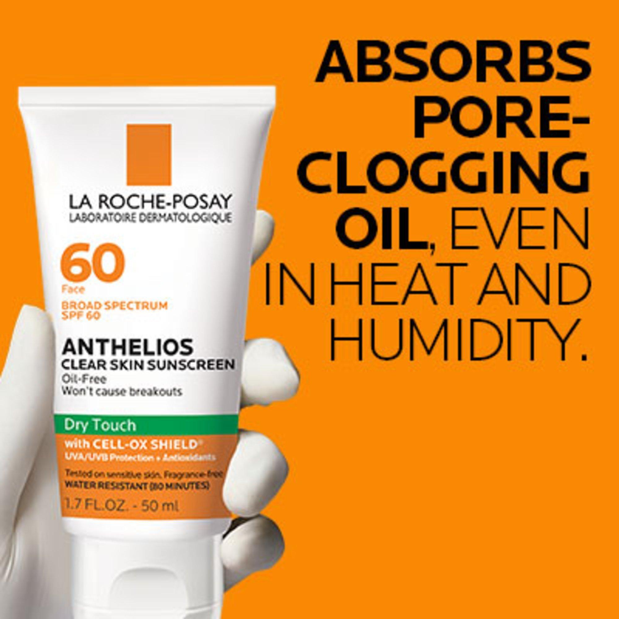 Солнцезащитное средство для лица La Roche-Posay Anthelios Clear Skin Dry Touch SPF 60 — фото 6