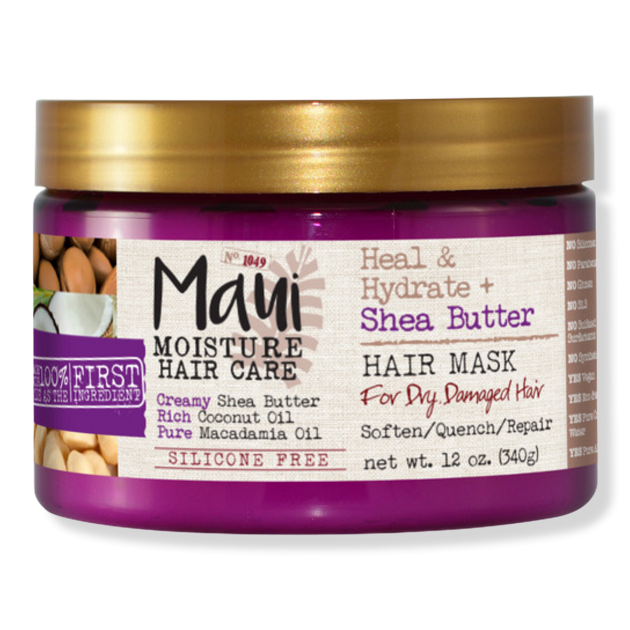 Heal & Hydrate + Shea Butter Hair Mask - Maui Moisture | Ulta Beauty
