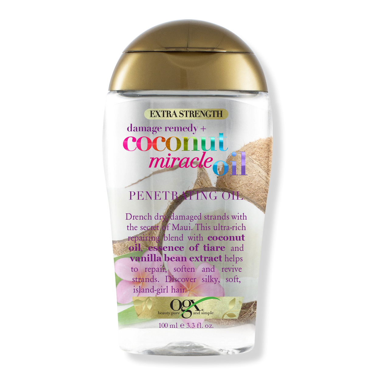 Ogx Coconut Miracle Oil, Extra Strength - 100 ml